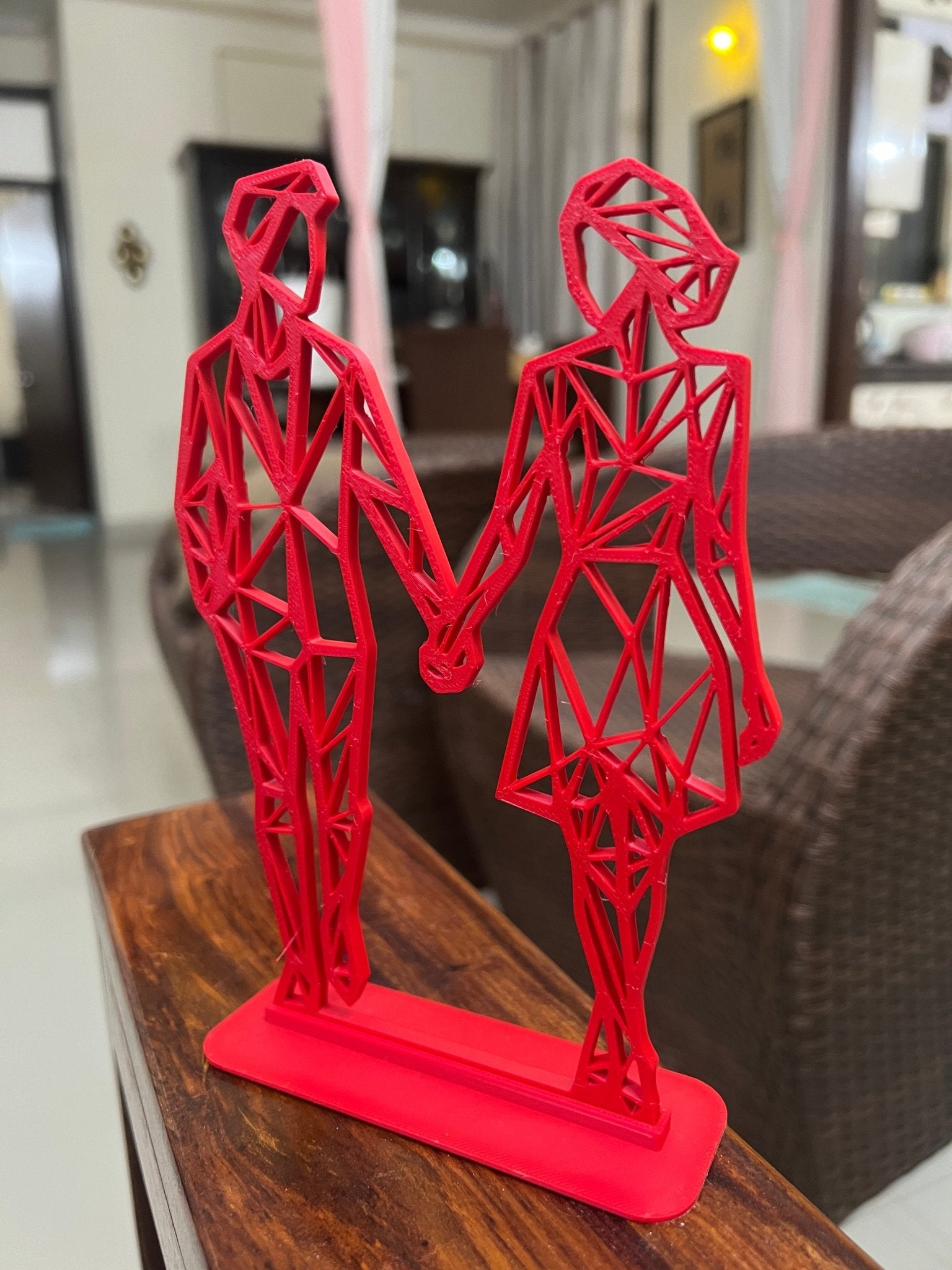 Embrace - Couple Gift | 3D Printed Home Decor - Stratified 3D