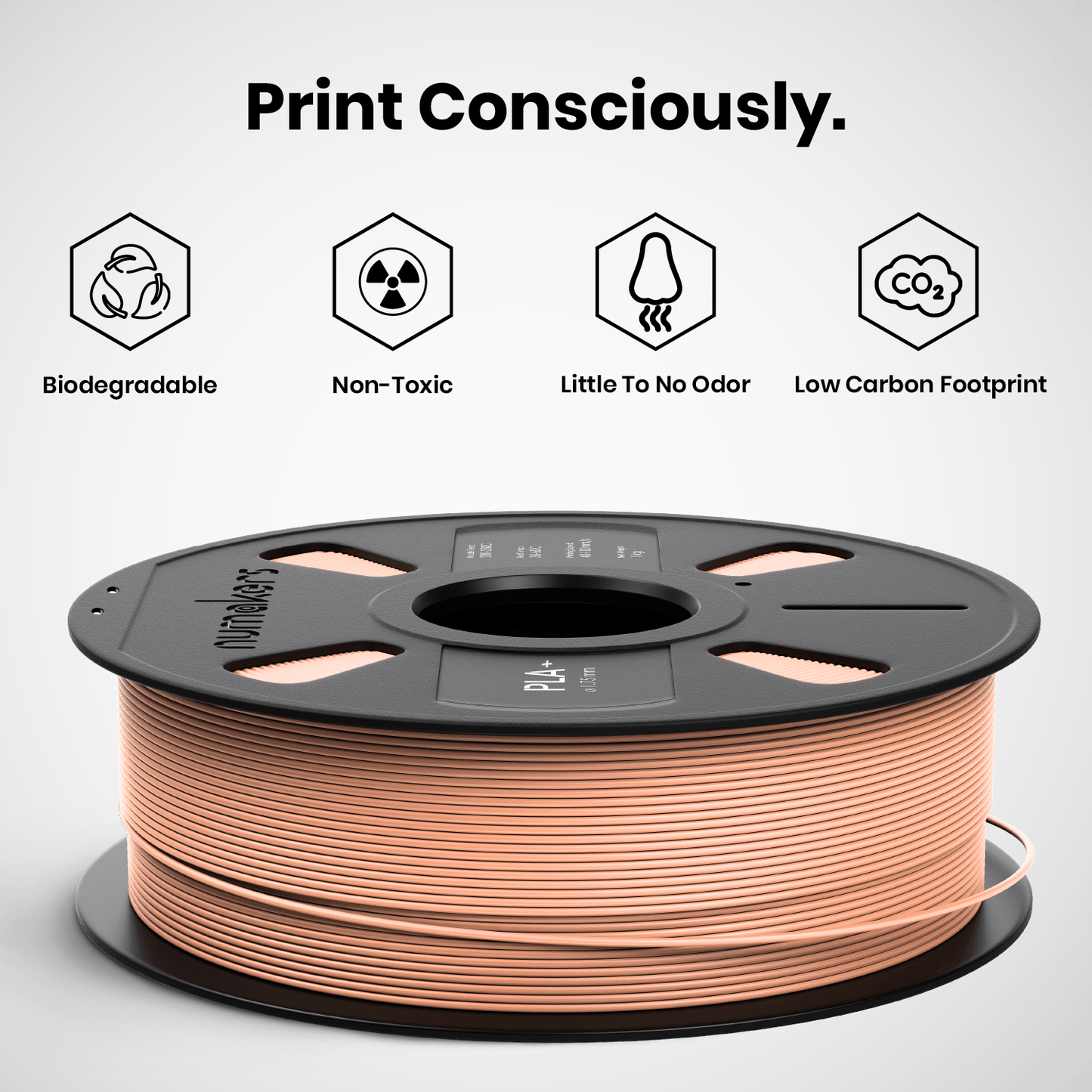 Numakers PLA+ 3D printing filament - Stratified 3D