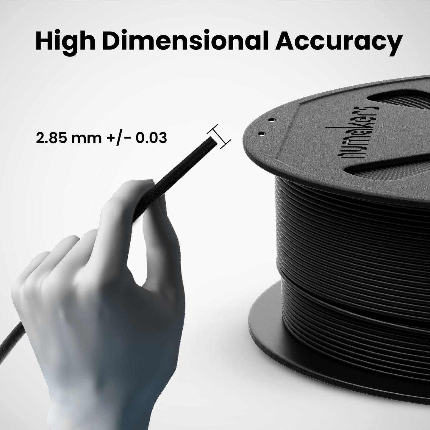 Numakers PLA+ 3D printing filament - Stratified 3D