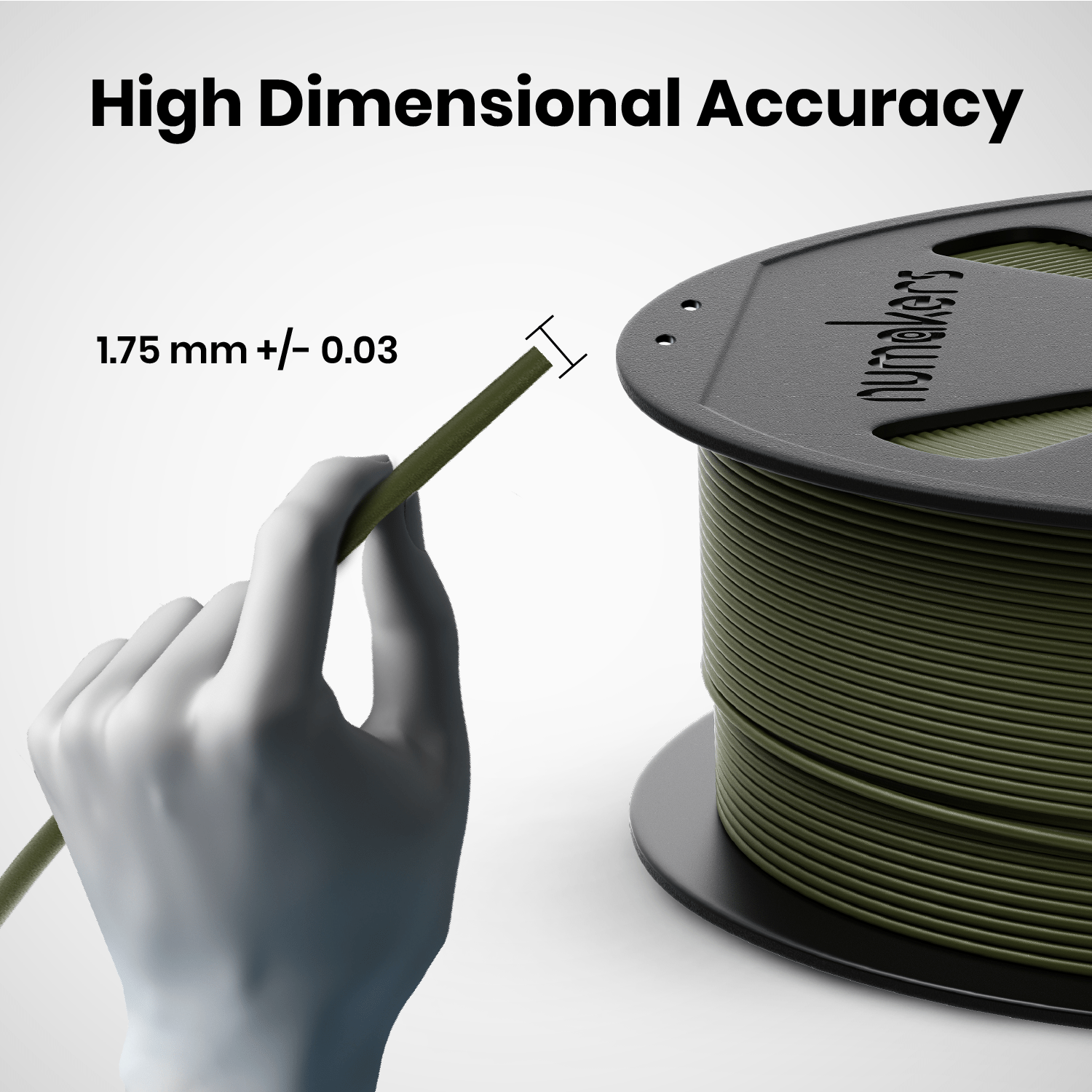 Numakers PLA+ 3D printing filament - Stratified 3D