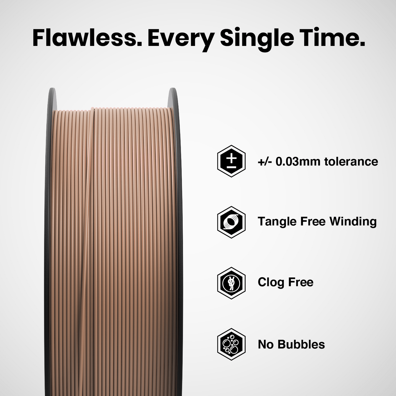 Numakers PLA+ 3D printing filament - Stratified 3D