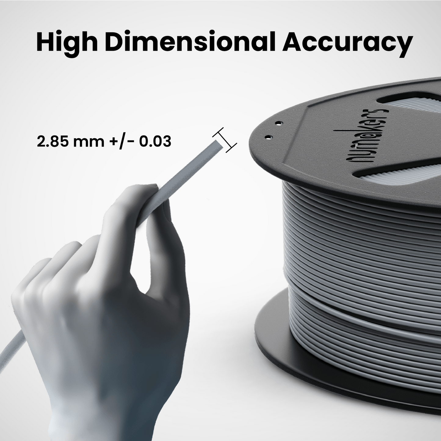 Numakers PLA+ 3D printing filament - Stratified 3D