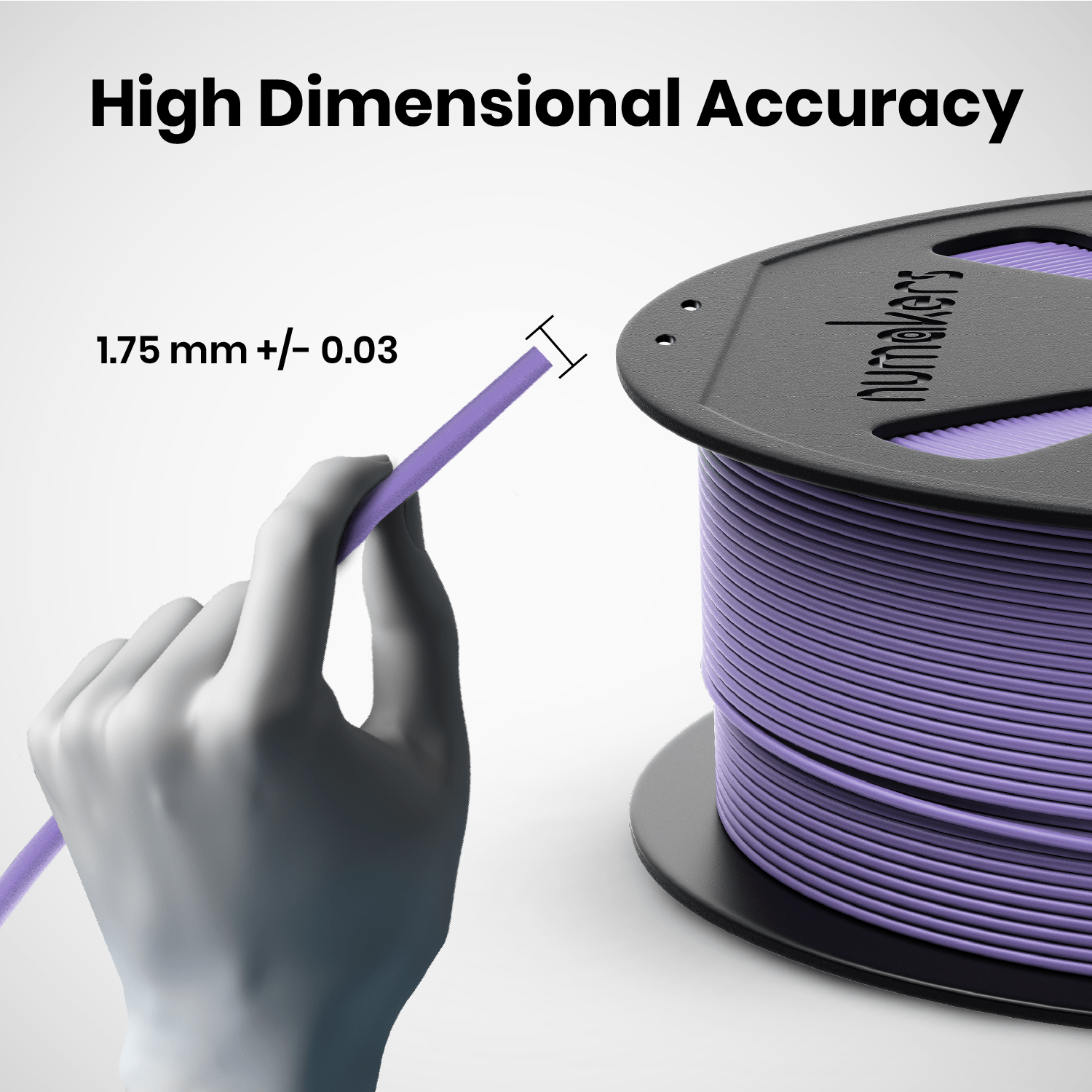 Numakers PLA+ 3D printing filament - Stratified 3D