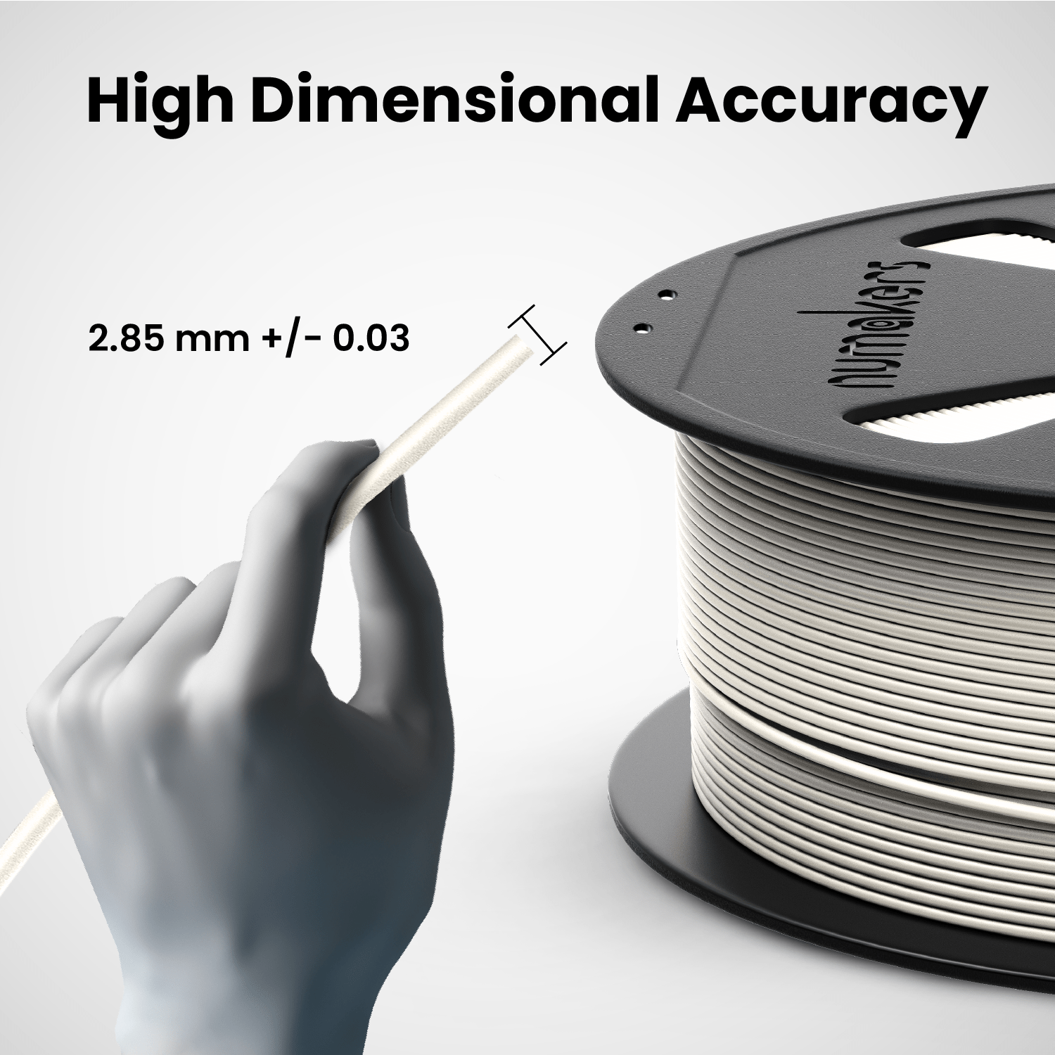 Numakers PLA+ 3D printing filament - Stratified 3D