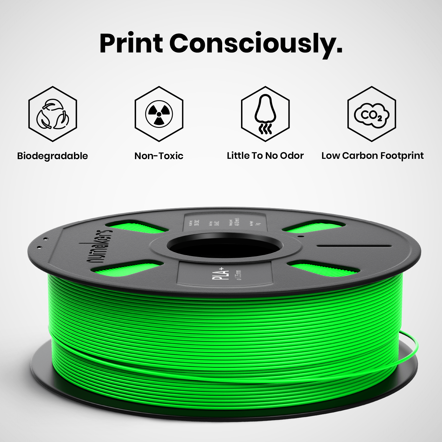 Numakers PLA+ 3D printing filament - Stratified 3D