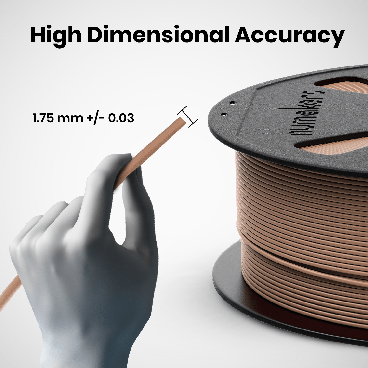 Numakers PLA+ 3D printing filament - Stratified 3D