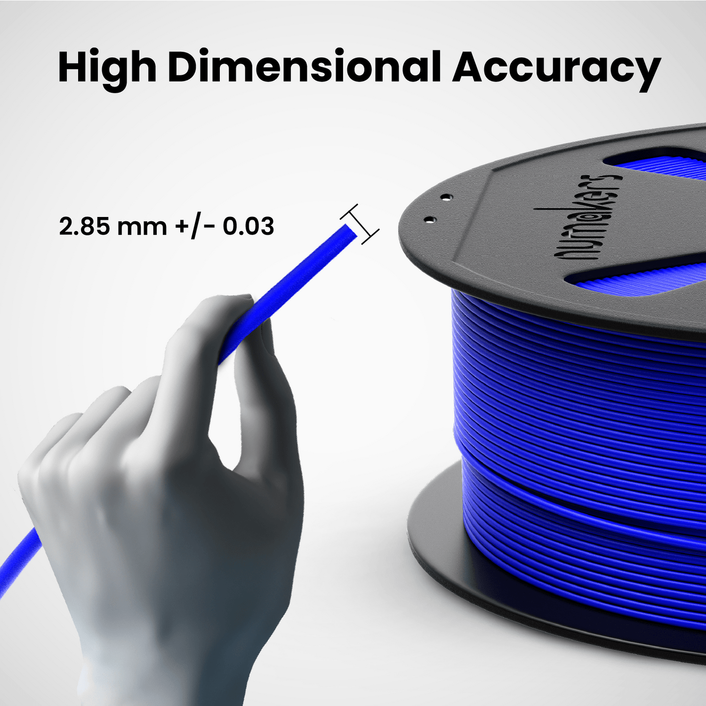 Numakers PLA+ 3D printing filament - Stratified 3D