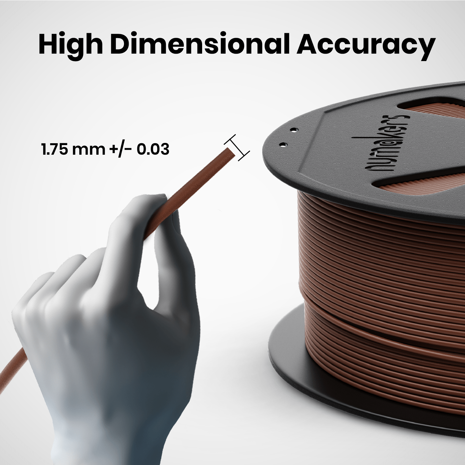 Numakers PLA+ 3D printing filament - Stratified 3D