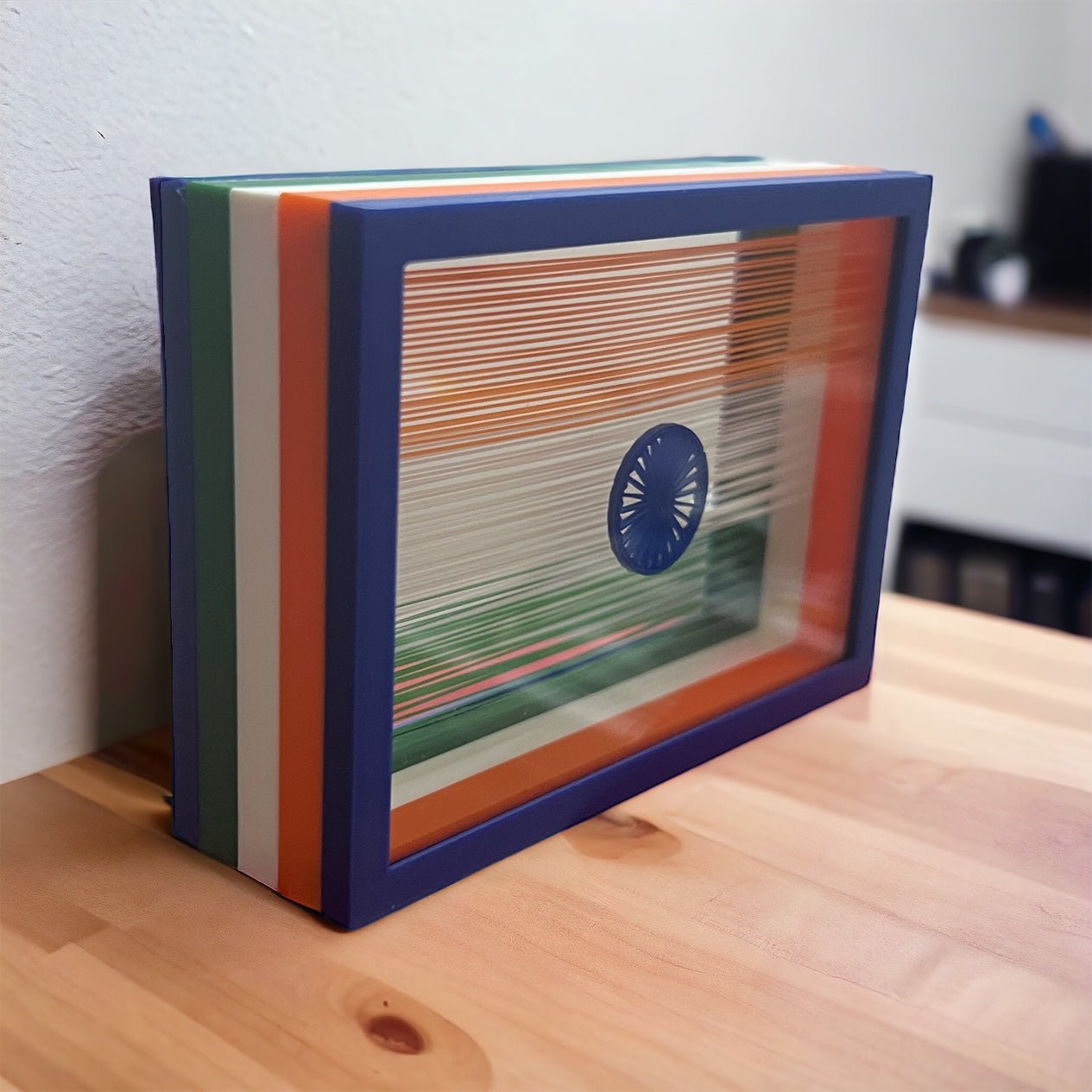 Saffron - Indian National Flag Desk Decor | 3D Printed - Stratified 3D