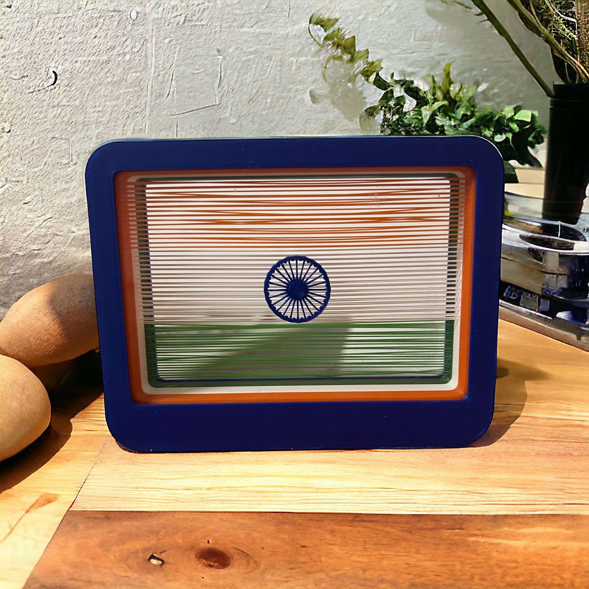 Saffron - Indian National Flag Desk Decor | 3D Printed - Stratified 3D