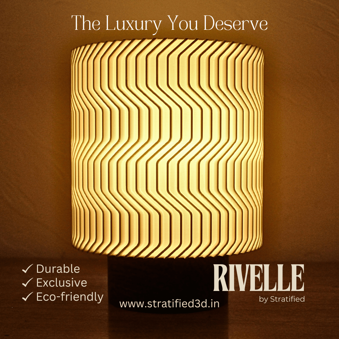 Wavy - Home Decor Luxury Lamp | Rivelle - Stratified 3D
