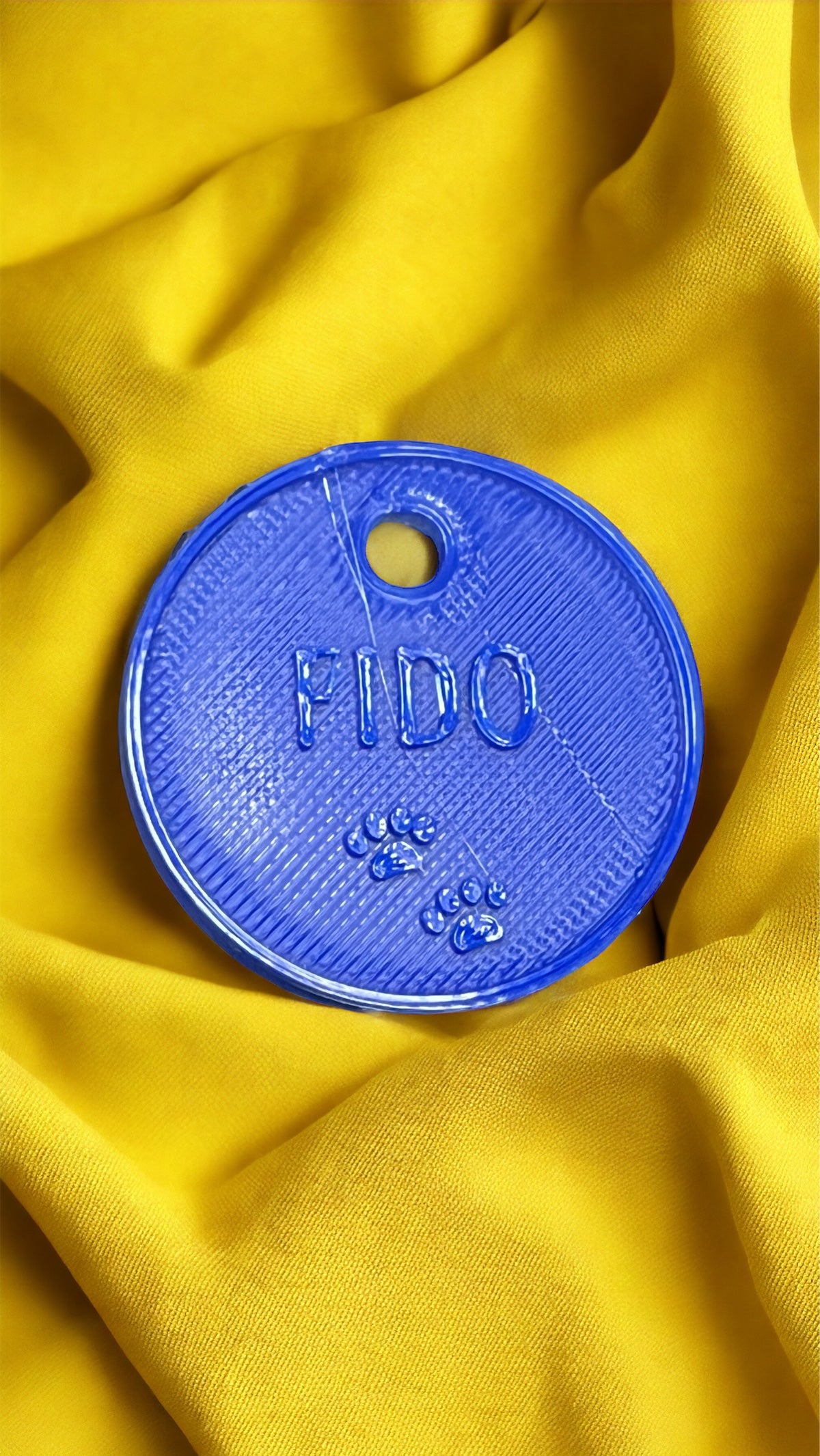 Woof - 3D Printed Custom Dog Pet Tag