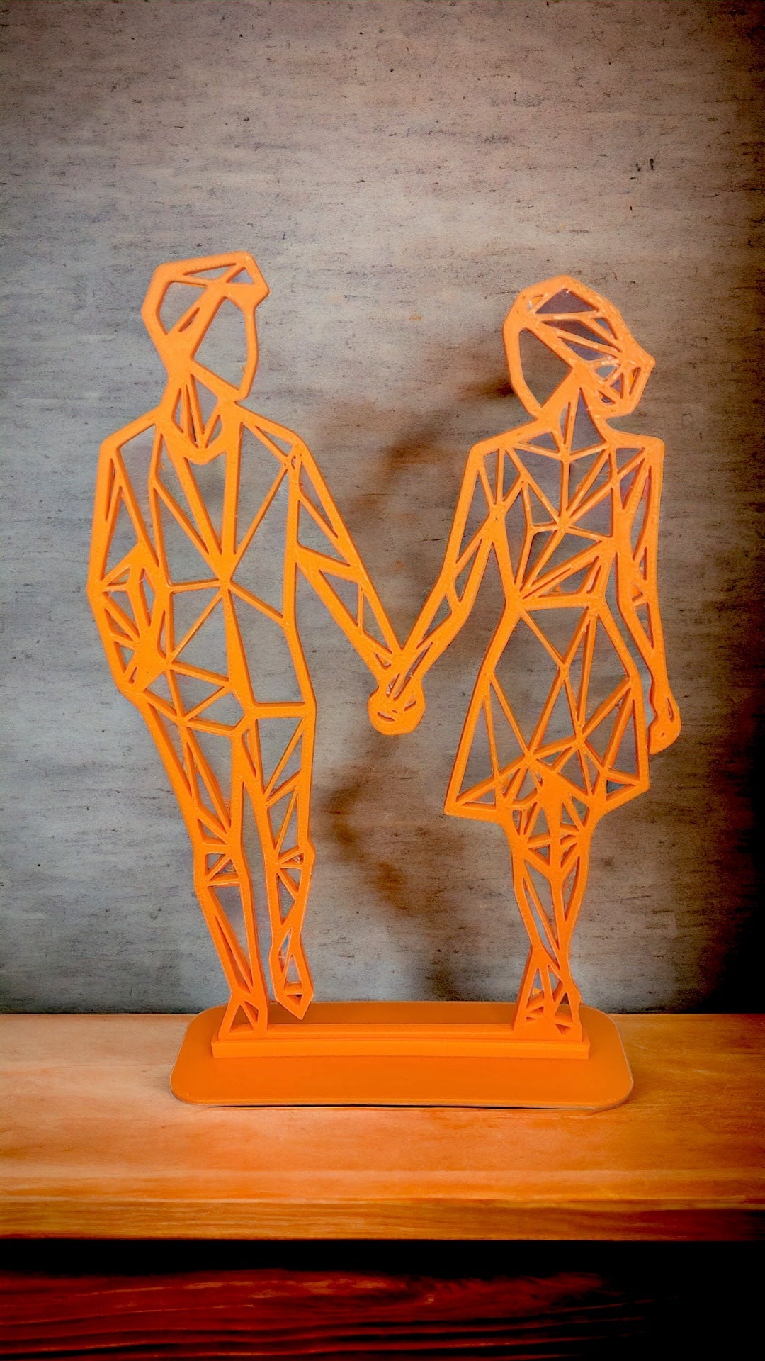 Embrace - Couple Gift | 3D Printed Home Decor - Stratified 3D