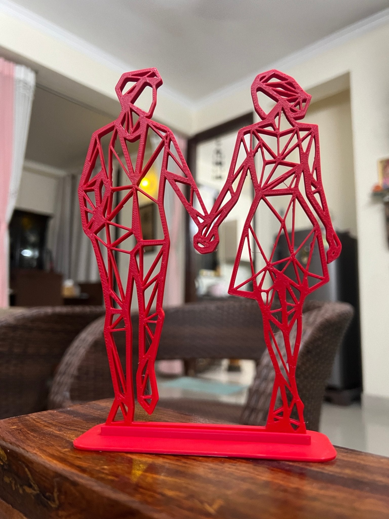 Embrace - Couple Gift | 3D Printed Home Decor - Stratified 3D