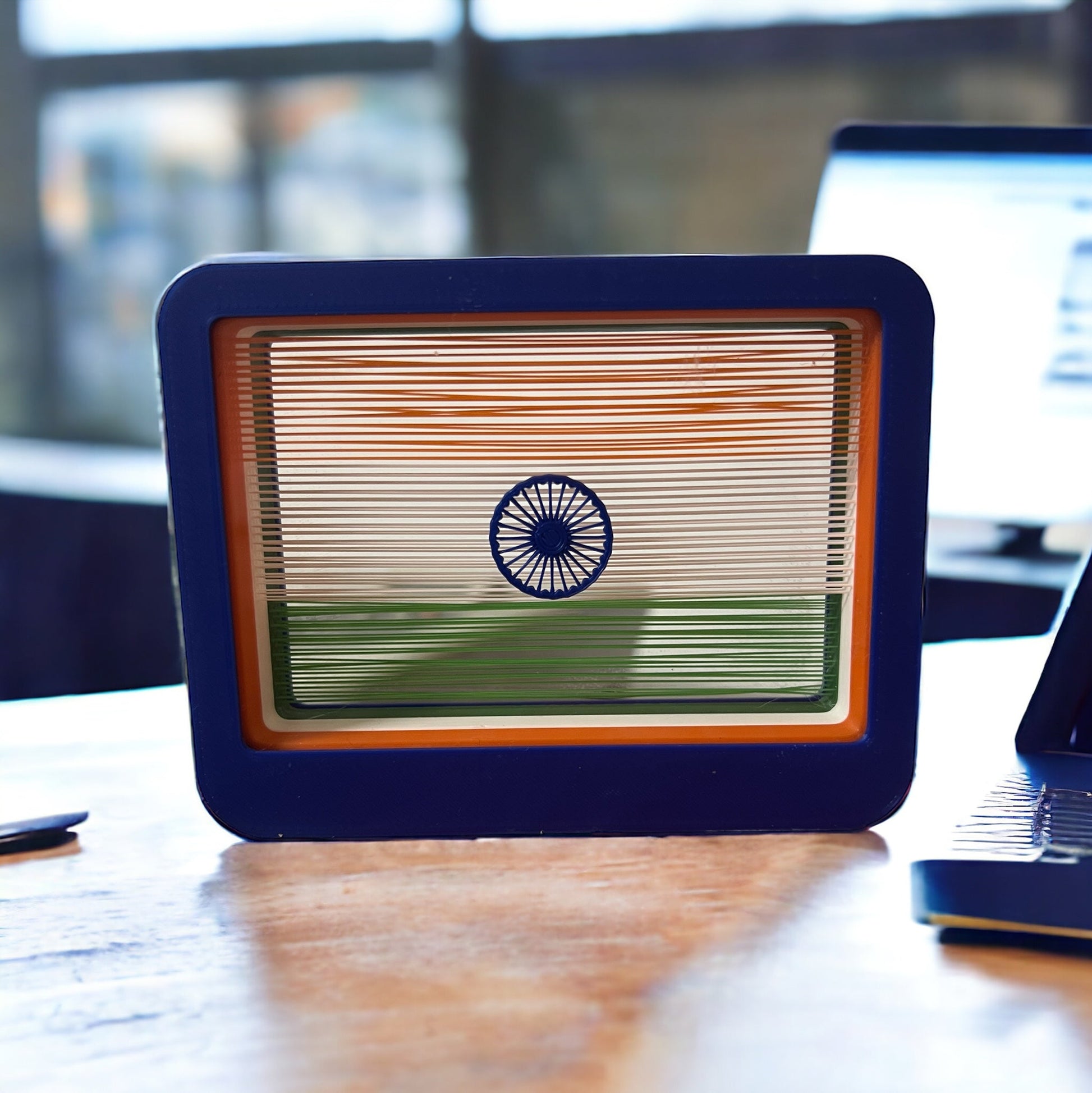 Saffron - Indian National Flag Desk Decor | 3D Printed - Stratified 3D