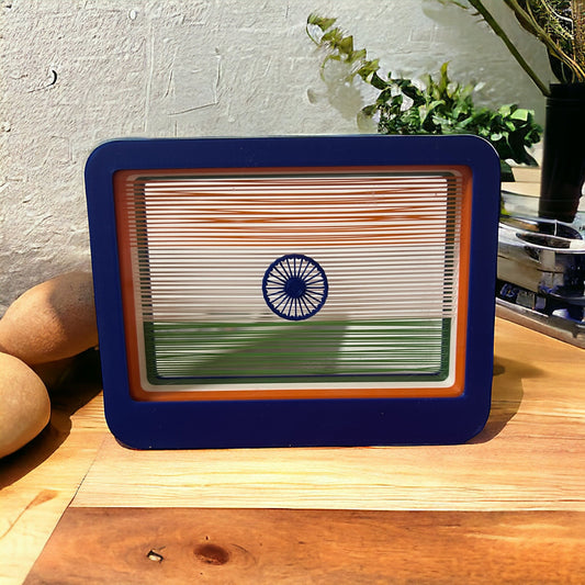Saffron - Indian National Flag Desk Decor | 3D Printed - Stratified 3D